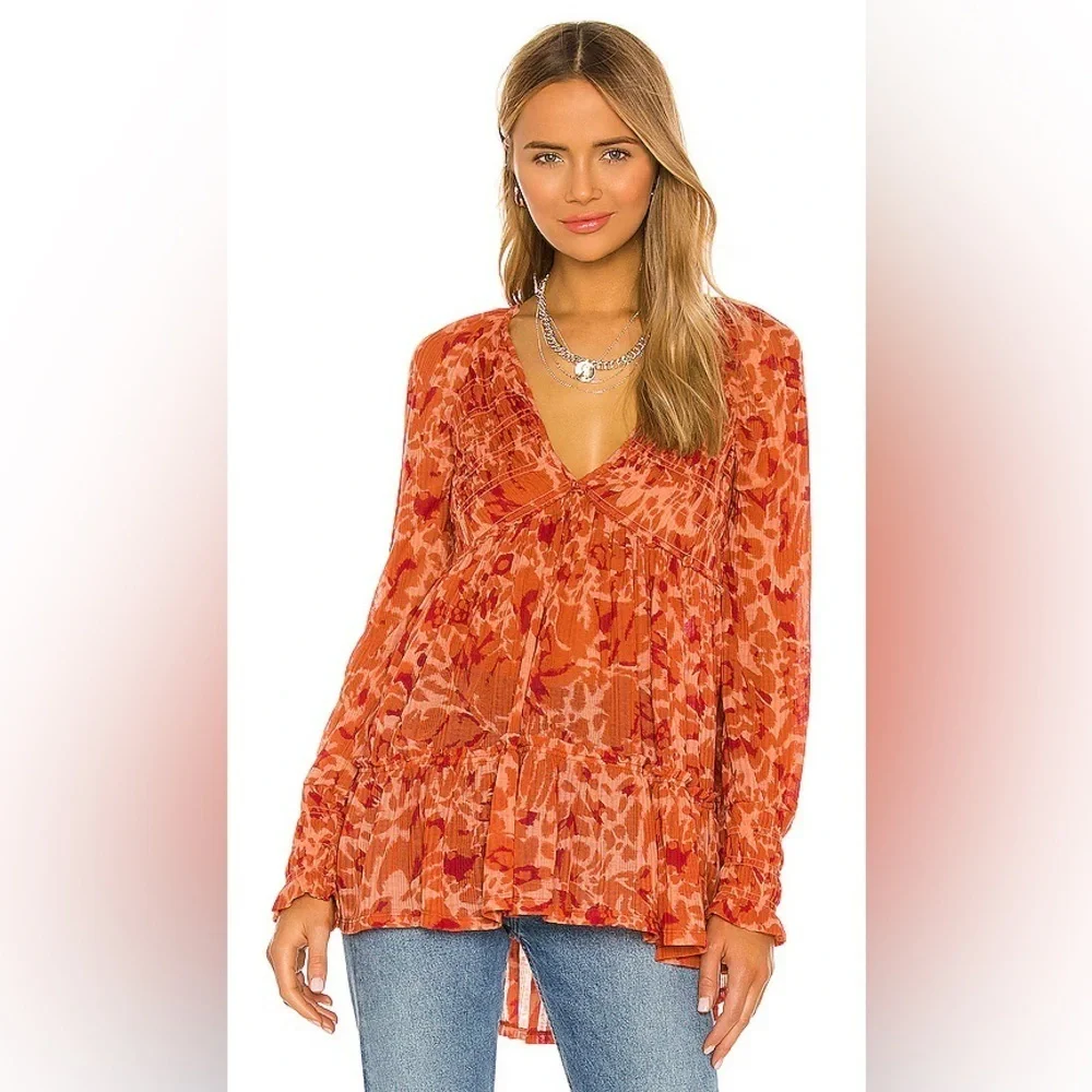 COPY - ❤️Free People Dark Romantic Tunic Top